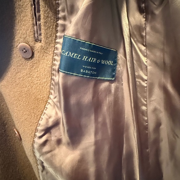 Aritzia Camel Wool Slouch Coat - Picture 3 of 5